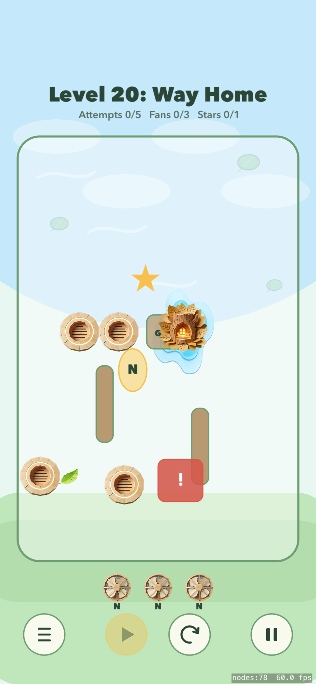 Wind Way Home gameplay screenshot